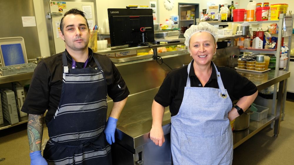 ORH Chef Rob Symons and Apprentice Gail Johnson. Photo by Jake Lynch/ORH