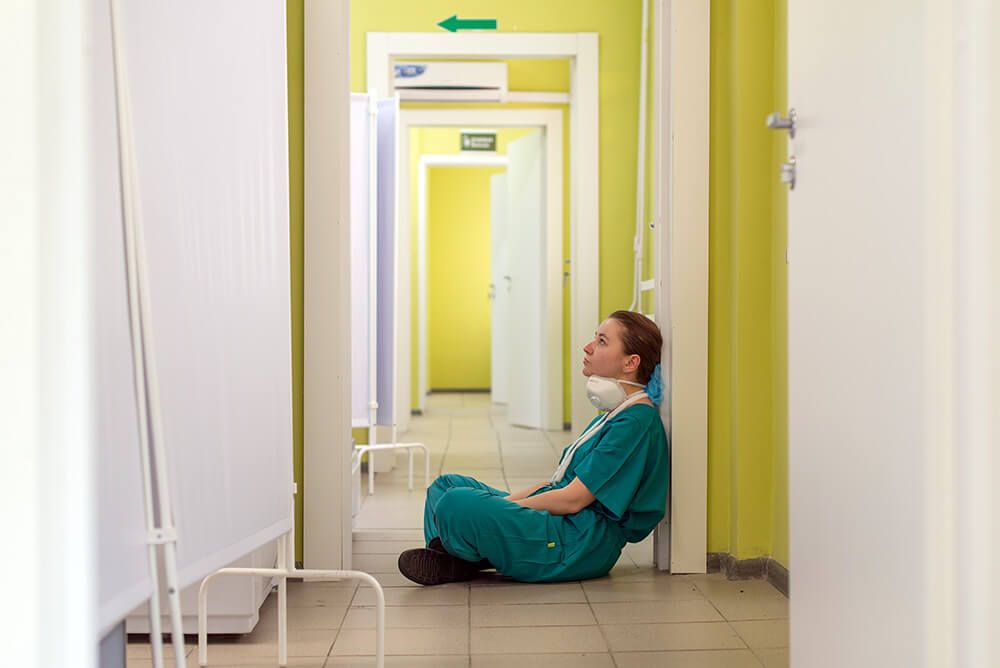 Health care workers are feeling the strain of two very difficult years.