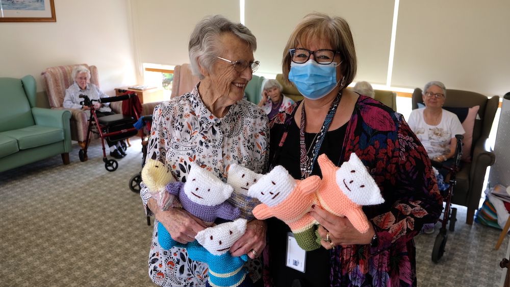 Norma Leatham and ORH CEO Vicki Farthing at Lochiel House last week.