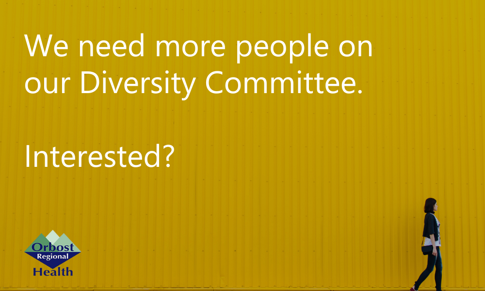 We Need More People On Our Diversity Committee. (2)